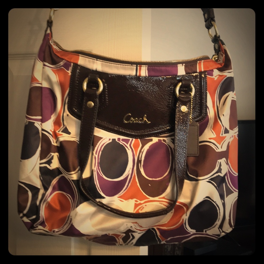 Coach bag, medium to large size.